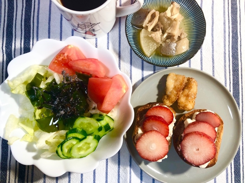 昼食を撮った写真