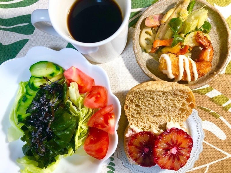 昼食を撮った写真