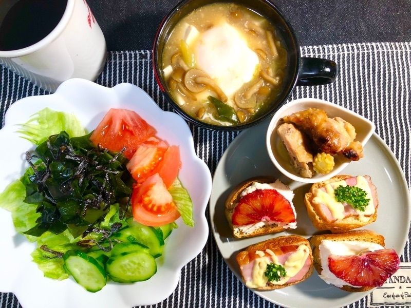 昼食を撮った写真