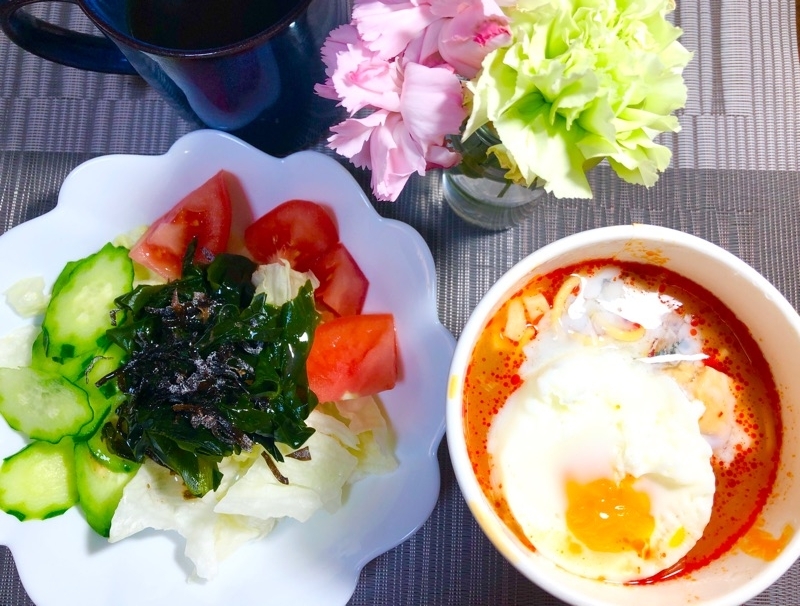 昼食を撮った写真