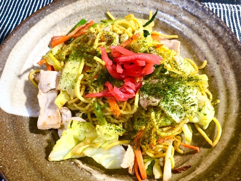 低糖質焼きそばを撮った写真