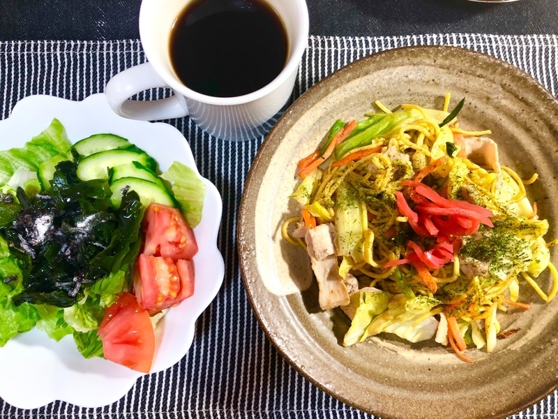 昼食を撮った写真