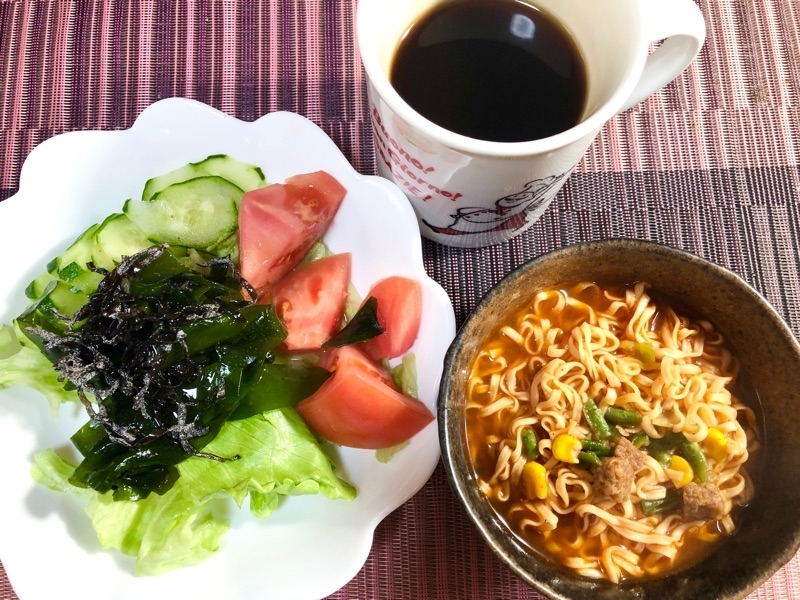 昼食を撮った写真