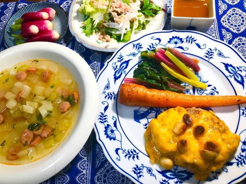 本日の夕食を撮った写真