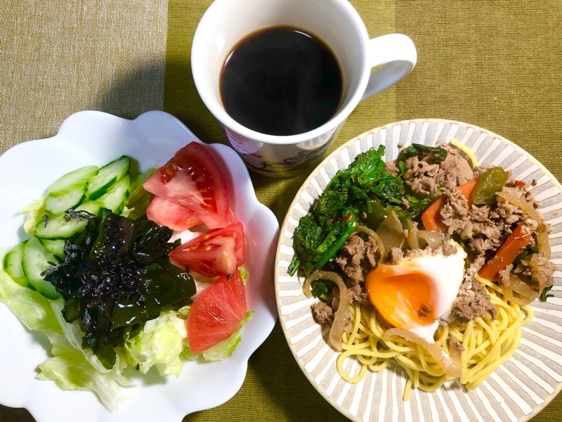 昼食を撮った写真