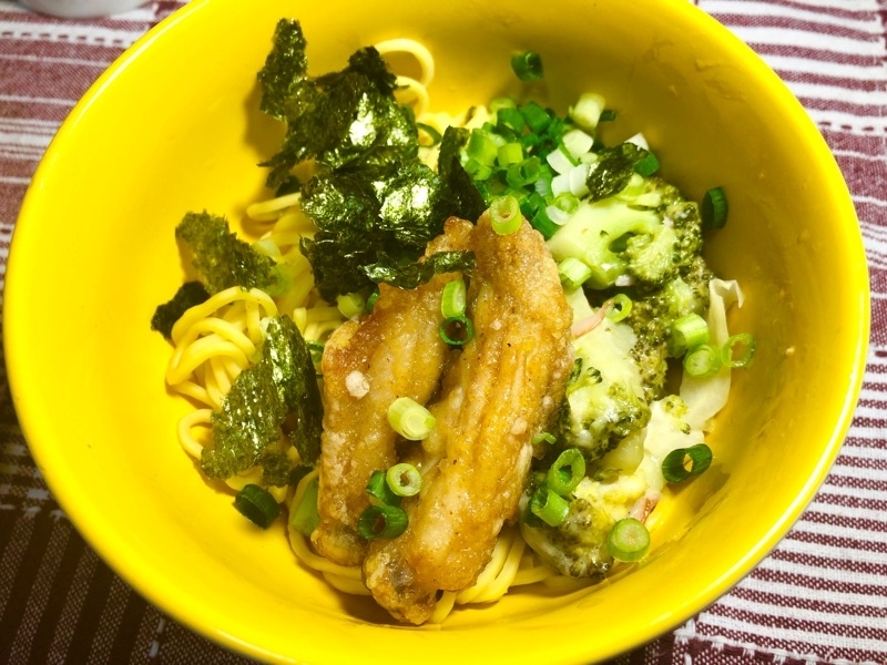 低糖質麺の油そばを撮った写真