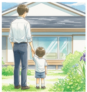 親子のイラスト