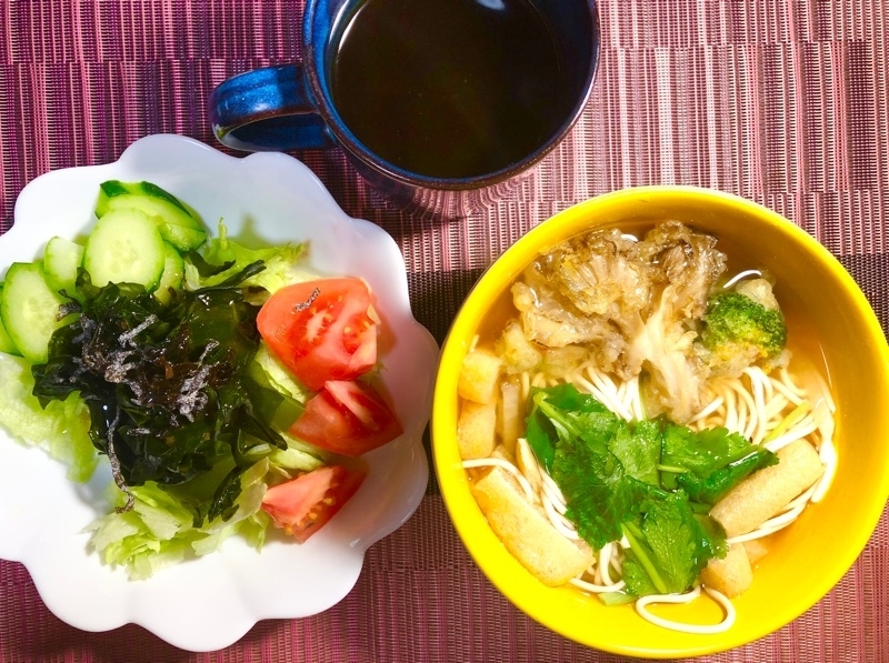 昼食を撮った写真