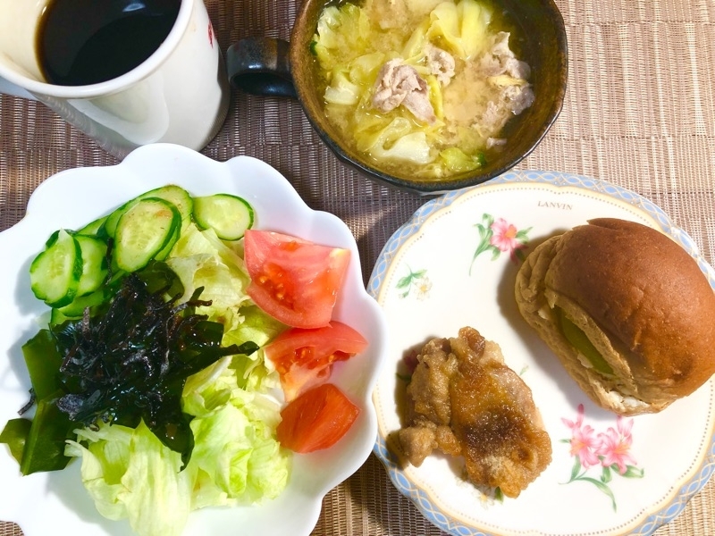 昼食を撮った写真