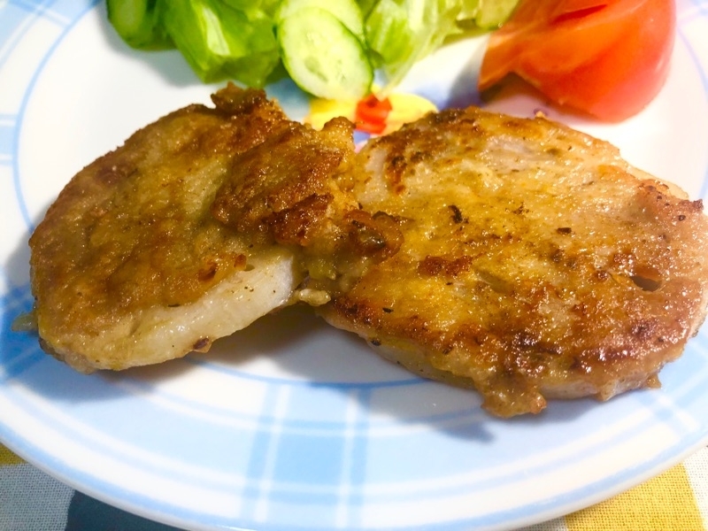 レンコンの肉巻き甘辛焼きを撮った写真