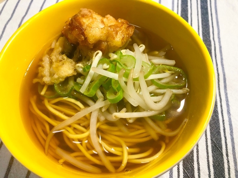 低糖質とり天ラーメンを撮った写真