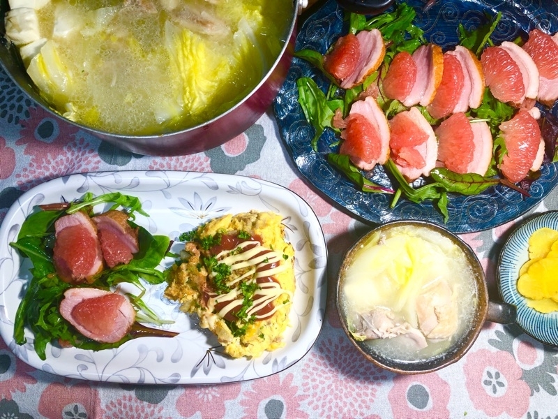 本日の夕食を撮った写真