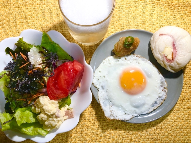 夕食を撮った写真