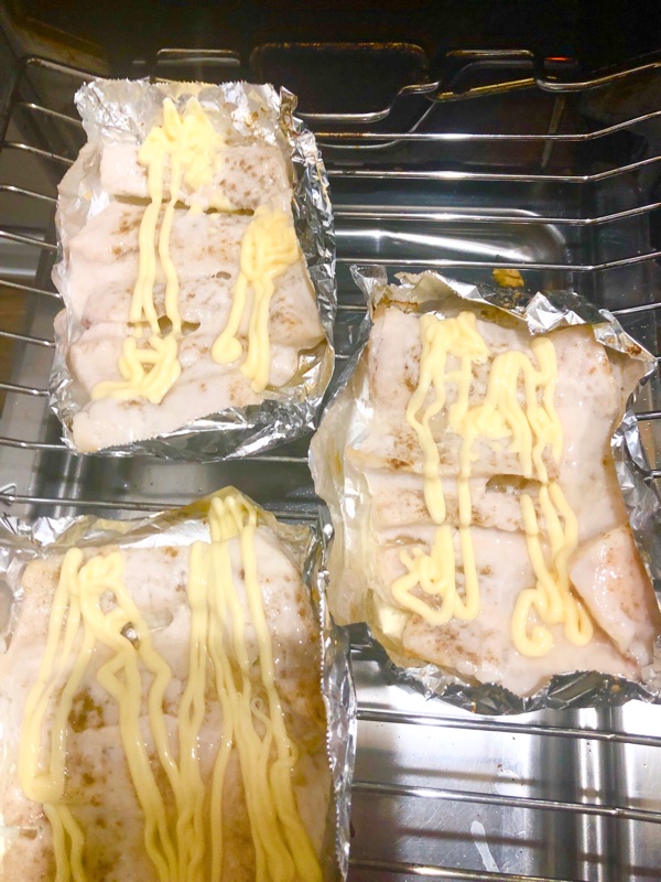 カジキマグロを焼いて撮った写真