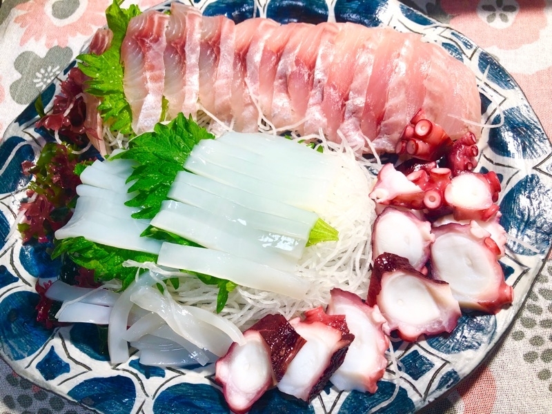 お刺身を撮った写真