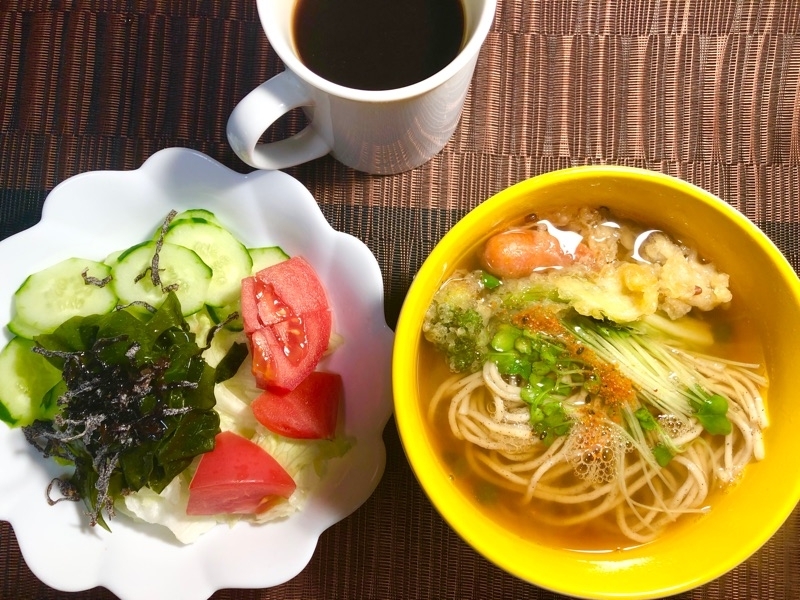 昼食を撮った写真