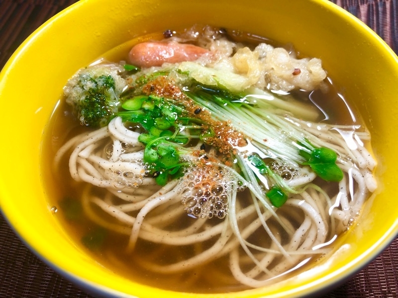 低糖質カイワレそばを撮った写真