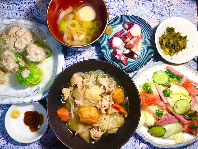 本日の夕食を撮った写真
