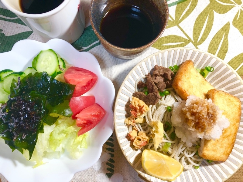 昼食を撮った写真