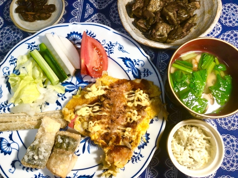 本日の夕食を撮った写真
