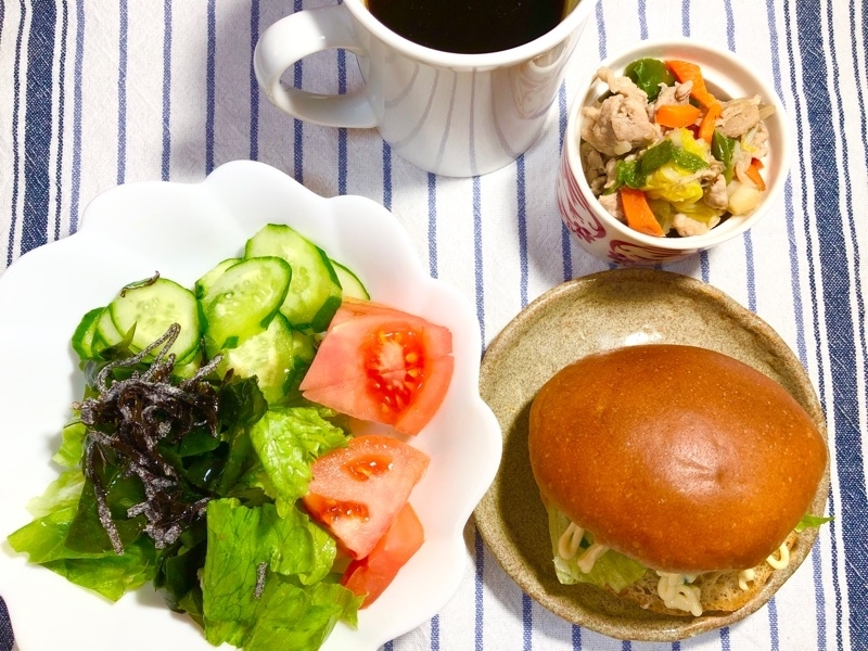 新ブランパンの昼食を撮った写真