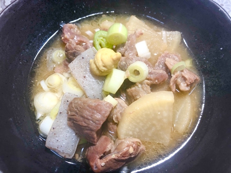 牛すじ煮込みを撮った写真