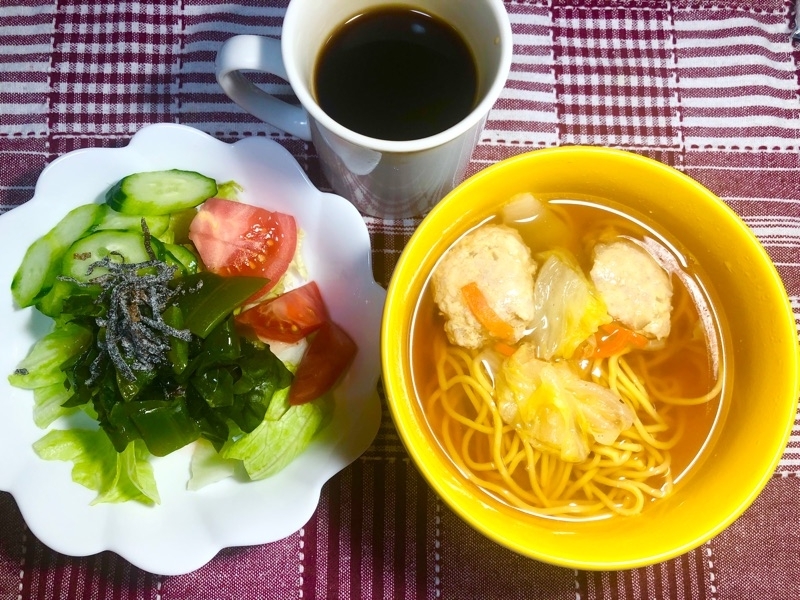 昼食を撮った写真