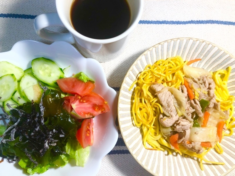 昼食を撮った写真