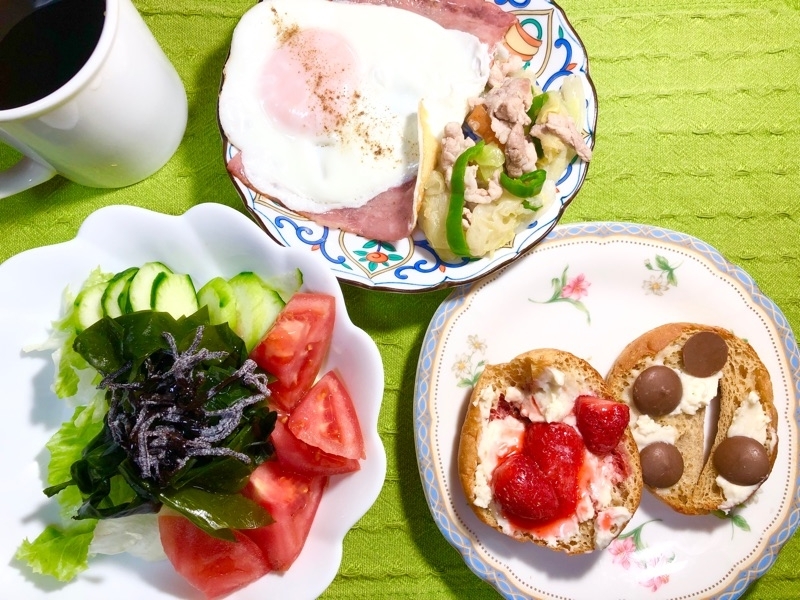 昼食を撮った写真