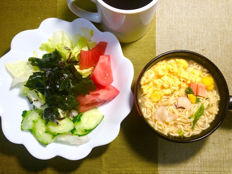 昼食を撮った写真