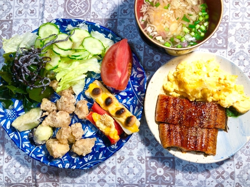 本日の夕食を撮った写真