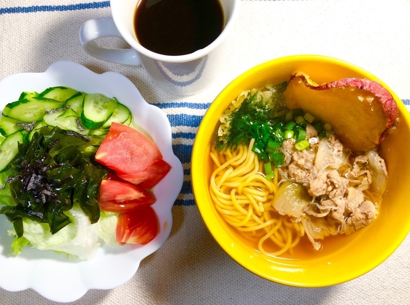昼食を撮った写真
