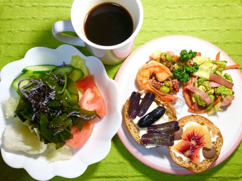 昼食を撮った写真