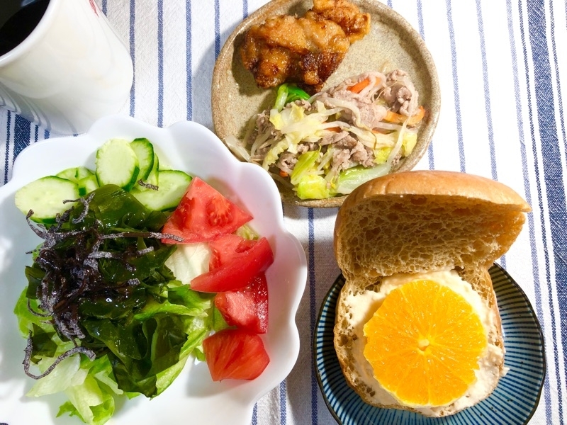 昼食を撮った写真
