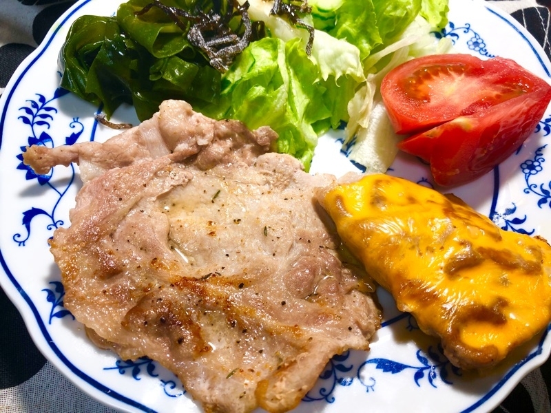 豚ロースの重ね焼きを撮った写真