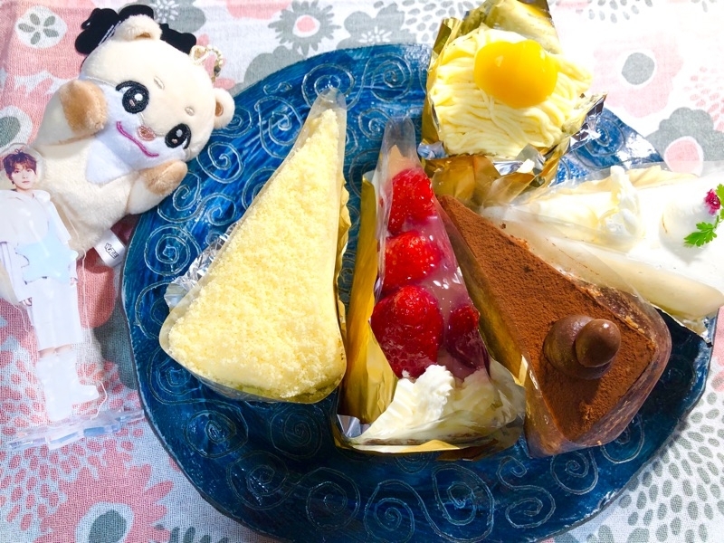 ケーキを撮った写真