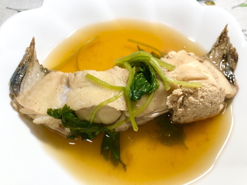 カレイの煮つけを撮った写真