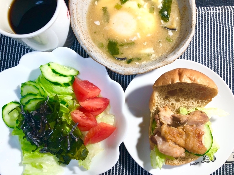 昼食を撮った写真