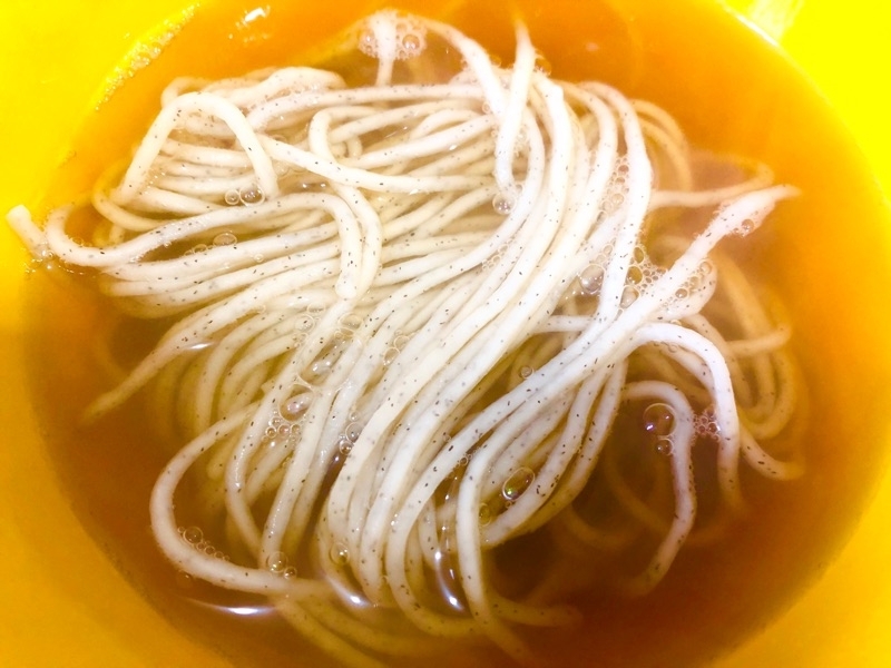 そばを撮った写真