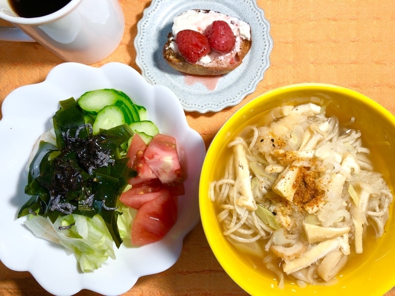 昼食を撮った写真