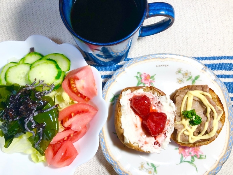 昼食を撮った写真