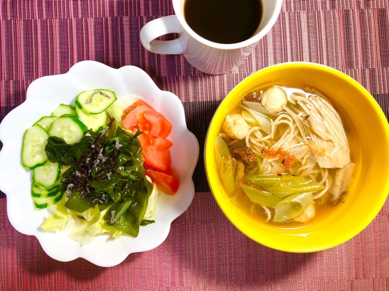 昼食を撮った写真