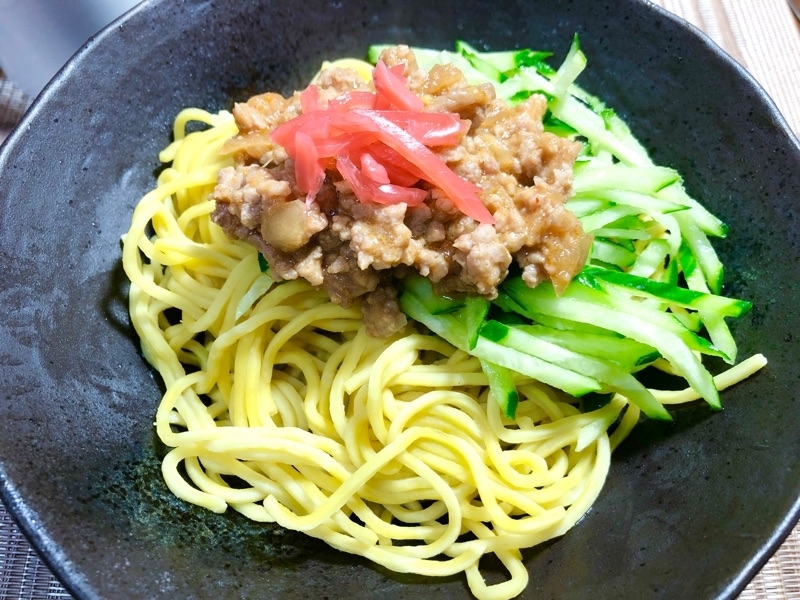低糖質じゃじゃ麺を撮った写真