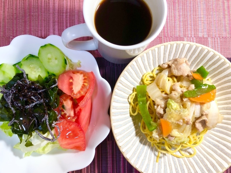 昼食を撮った写真