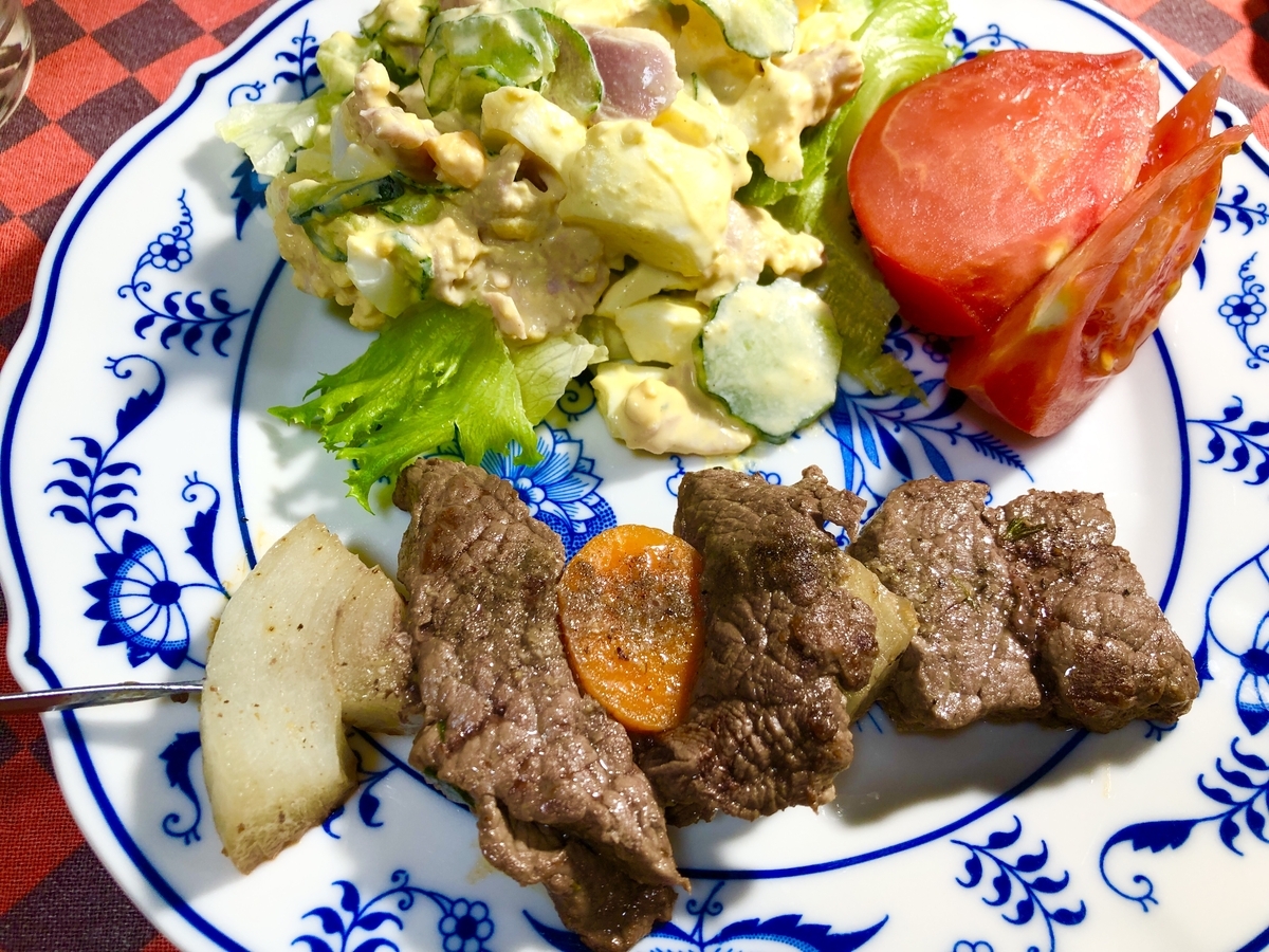 牛串焼きを撮った写真
