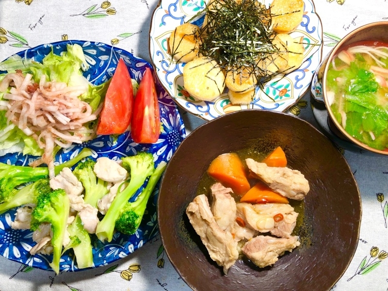 本日の夕食を撮った写真