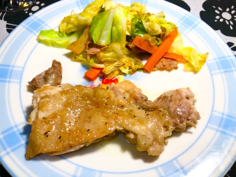 クレイジーソルトのチキンソテーを撮った写真