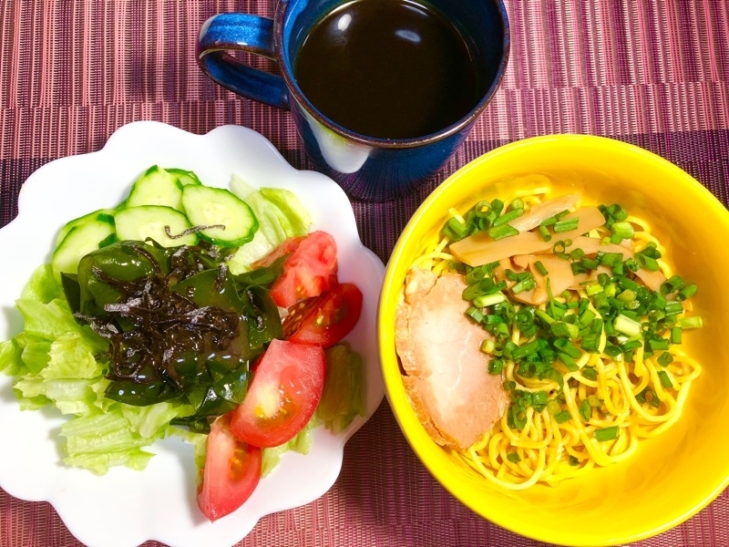 昼食を撮った写真
