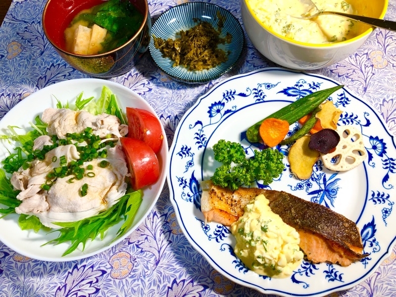本日の夕食を撮った写真