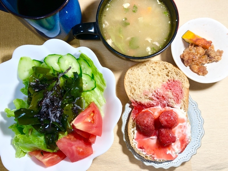 昼食を撮った写真